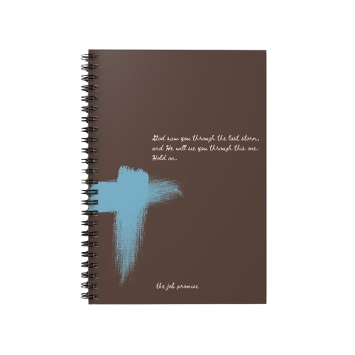 The Job Promise™ Signature Journal (shown in Mink, a brown hue). College-Ruled Paper.